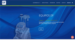 Desktop Screenshot of dyfequipamientos.com.ar